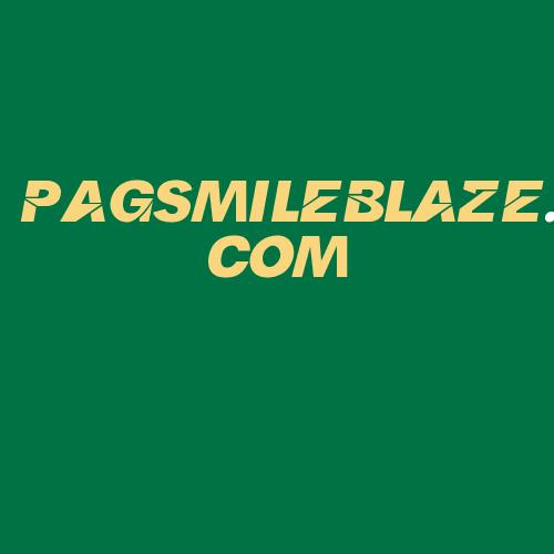 Logo da PAGSMILEBLAZE